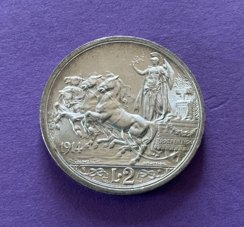 Italia regno lire 1914 - 2,