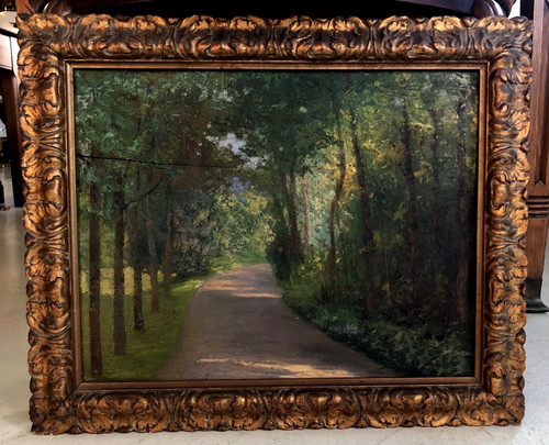 Quadro dipinto olio tavola - olio,