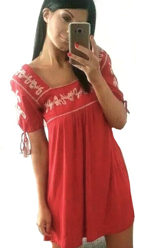 Zara abito corto rosso - ,