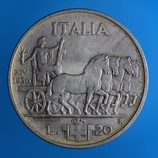 VITTORIO EMANUELE III 20 LIRE