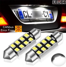 2 white LED bulbs license