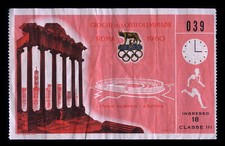 biglietto GIOCHI DELLA XVII