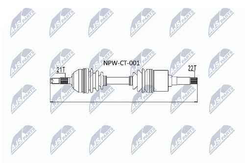 Albero motore nty npw - motore,