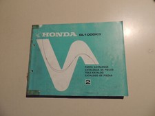 Ricambi e catalogo Honda GL 1000 K3 Goldwing parts catalog manuale officina