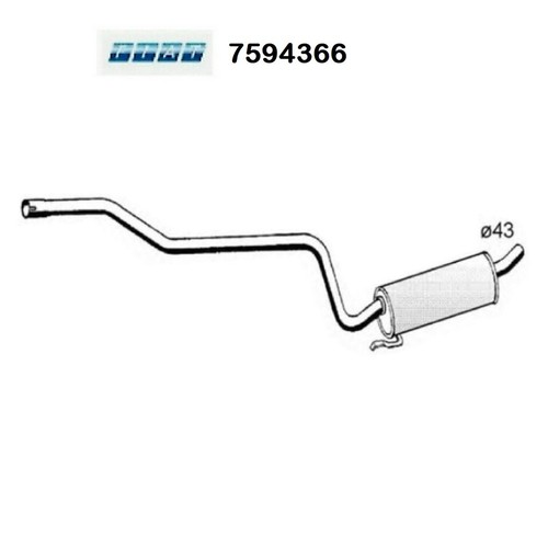 Silenziatore centrale fiat - centrale,