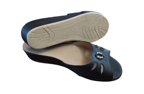 Ciabatte aperte donna - blu,, 37