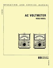 SERVICE MANUAL SET HP 400E