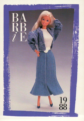 Barbie fashion card - card, da