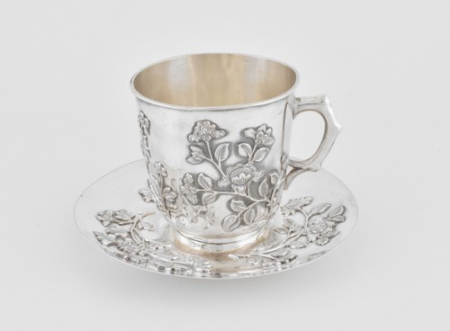 Antica tazza piattino cinese - antica,