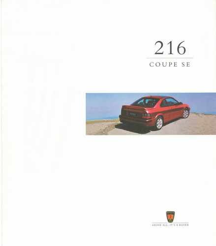 Rover 216 coupè - 1995, uk