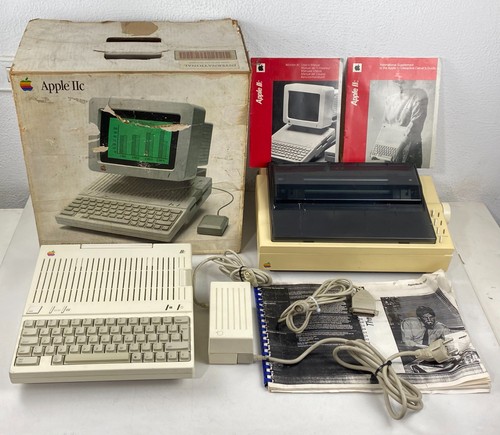 Computer vintage apple iic - vintage,
