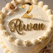 Topper Per Torta Acrilico