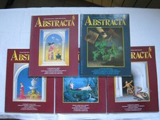 LOTTO 5 RIVISTA ABSTRACTA I°ANNO 1986 N 3-4-5-6-10 MAGIA ESOTERISMO TAROCCHI ART