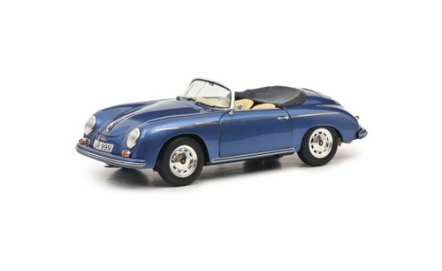 Porsche 356 speedster blu - porsche,