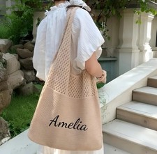 Borsa in rafia fatta a mano