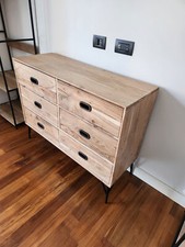 Cassettiera Seventies vintage industriale shabby chic ferro legno loft