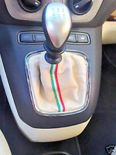 Lancia Musa 350 (Bj. 2004-2012) MPV/Space wagon CUFFIA CAMBIO VERA PELLE BEIGE