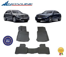 Tappetini in Gomma 4 Stagioni con Bordo alto Mercedes GLC 253 + Coupe 2015-2018