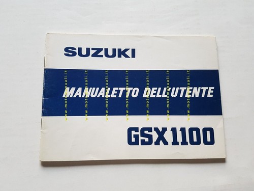 Suzuki gsx 1100 1979 - 1979, manuale