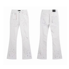Dsquared2 white flared cotton - dsquared2,