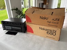 Nakamichi 680 + Nakamichi High-Com II, 1 mano, confezione originale