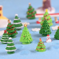 8 Pcs Mini Alberi Di Natale