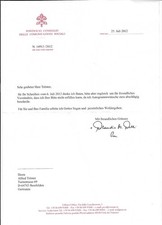 Proprio Autografo Claudio M. Celli, Arcivescovo di Curia