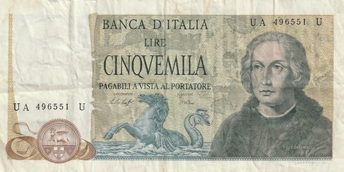 001467 italy 5000 lire 1977 - i-001467,