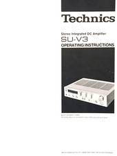 Technics SU-V3 Amplificatore