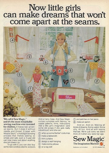 1974 mattel toys - 1974, cucire