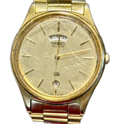 Seiko quartz day date - sq,