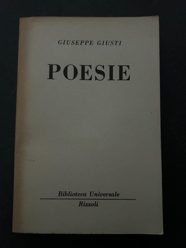 Giusti poesie biblioteca - giusti,