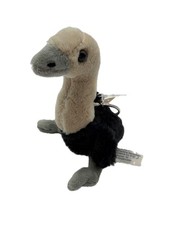 Ostrich plush H 15 cm keychain