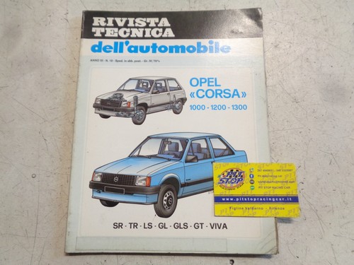 Rivista tecnica opel corsa - a,