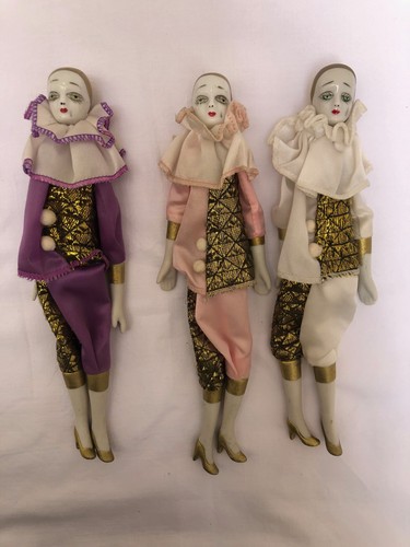 Lotto bambole pierrot - 3,