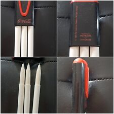 COCA COLA Set 3 Penne 1989 Michel Oks Cartorama originale da collezione vintage