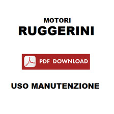Motore ruggerini rd100 - motore,