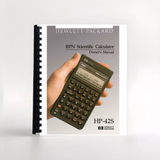Manuale per calcolatrice Hewlett Packard HP 42S