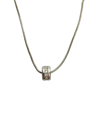 Swarovski necklace slv top - swarovski, necklace/-/slv/top