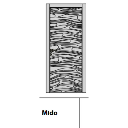 Porta battente modello mido - porta,