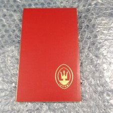 AGENDA CALENDARIO CLIENTI MASERATI CLUB ORIGINALE ANNO 1998