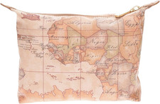 Alviero Martini Prima Classe Beauty Case Geo Piccolo Naturale