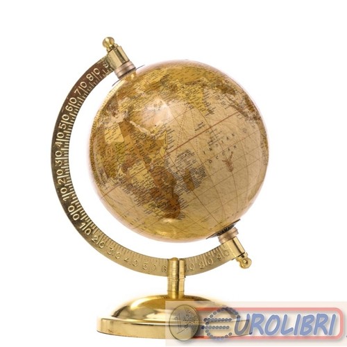Mappamondo d12h20 5cm - d12h20,5cm, oro