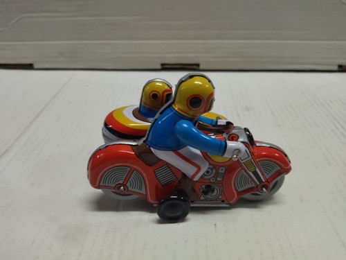 Moto sidecar hojalata tin toy - moto,