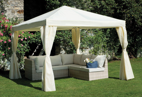 Gazebo quadrato 3x3 con - gazebo, m