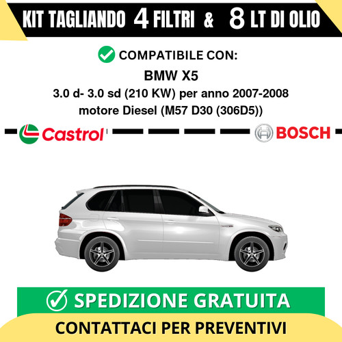 Tagliando per bmw - x5, d-