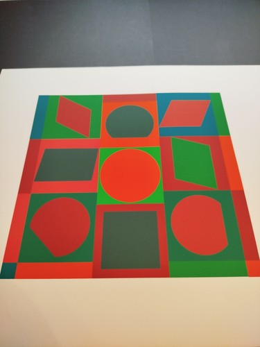Vasarely victor serigrafia - vasarely,