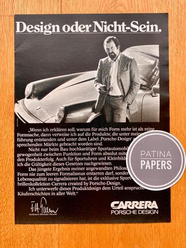 Porsche design carrera - carrera, f.a