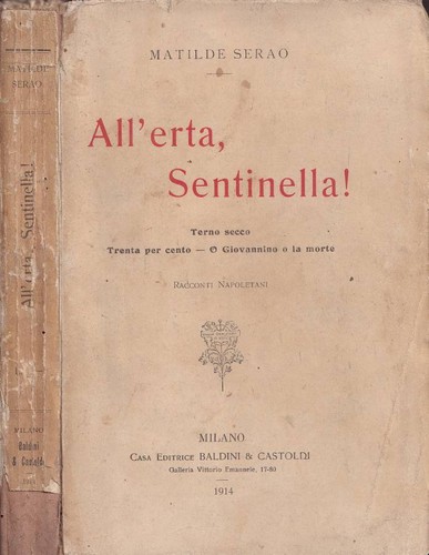 All erta sentinella terno - all'erta,,