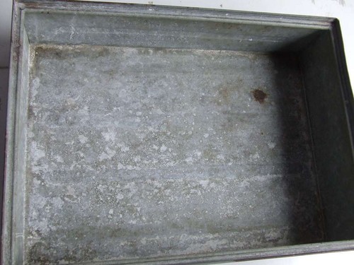 Contenitore metallico zincato - contenitore,